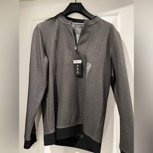 NWT Men’s M Alfani Quarter Zip Grey